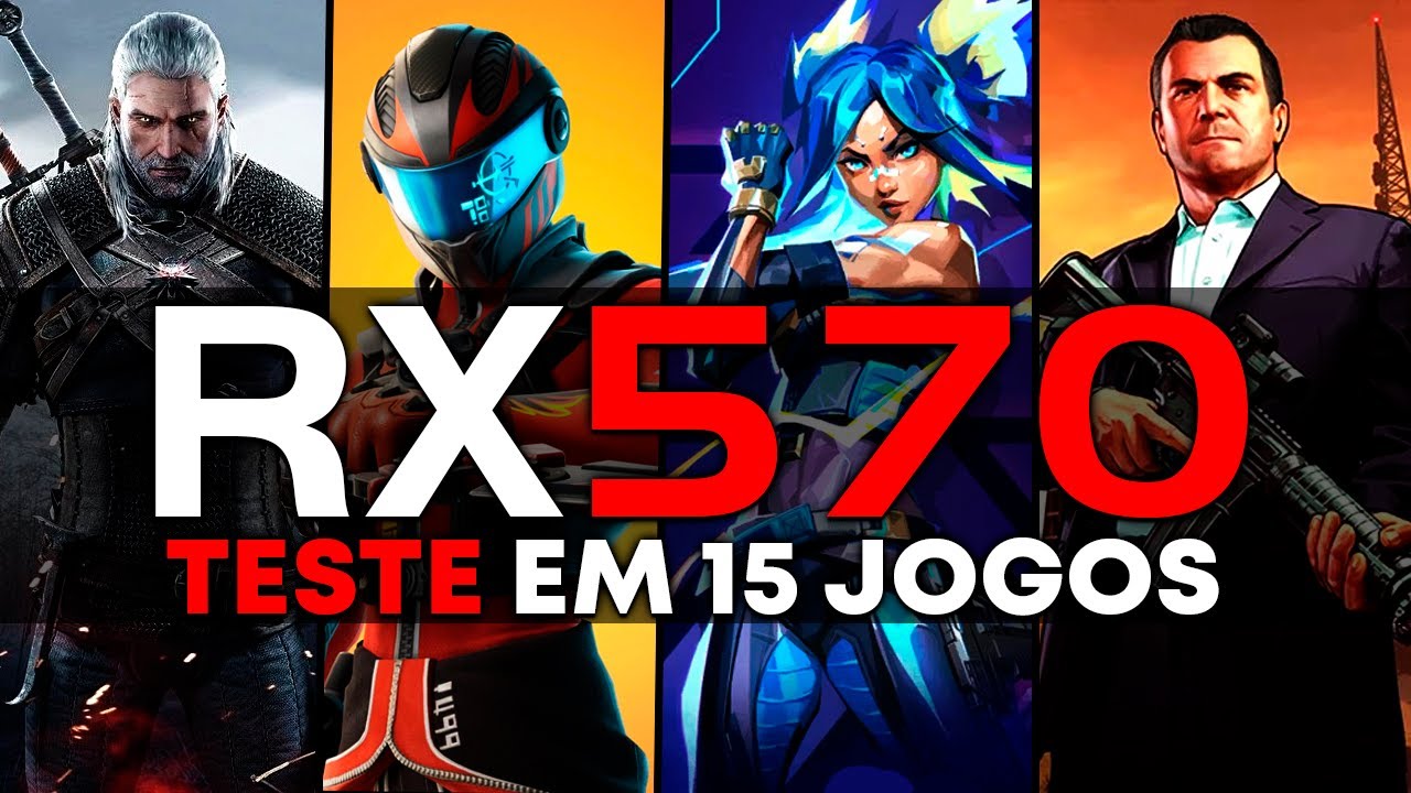 RX 570 Ainda Vale a Pena ? - Teste em 15 Jogos 1080p