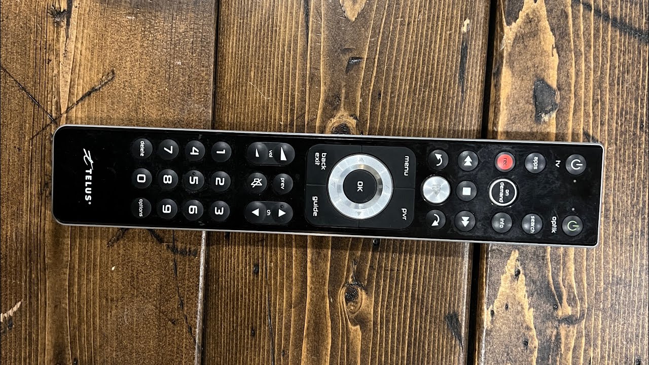 КАК ЗАПРОГРАММИРОВАТЬ НОВЫЙ ПУЛЬТ ДУ TELUS OPTIC TV SLIMELINE