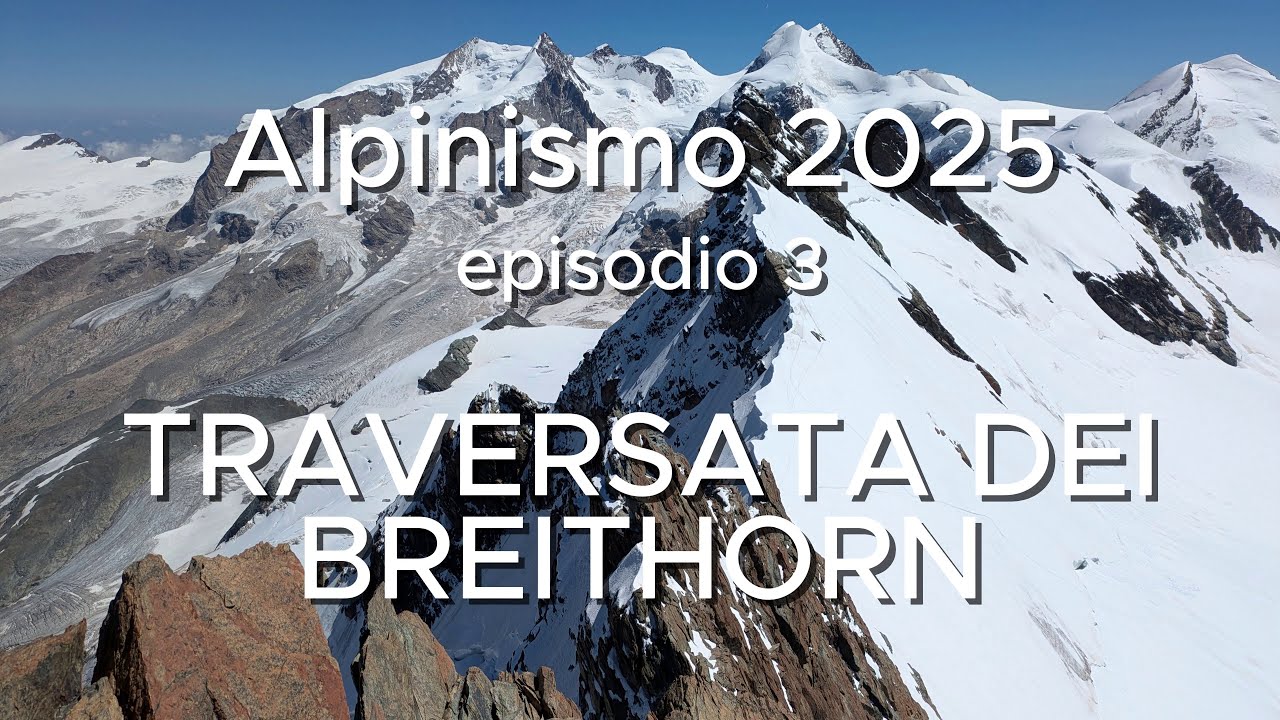 Traversata dei Breithorn dal bivacco Rossi e Volante - Alpinismo Monte Rosa [Didi, Gio, Michele]