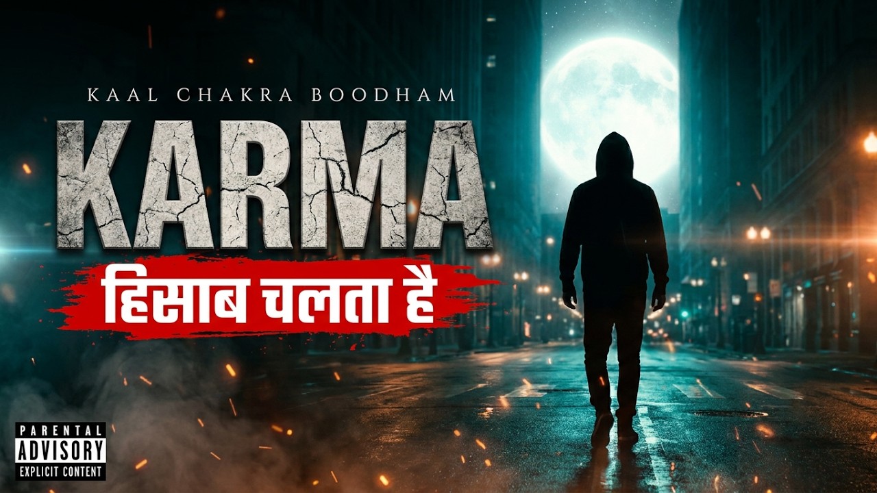 KARMA - Hisaab Chalta Hai | Official Music Video | Hindi Conscious Rap | Kaal Chakra Boodham