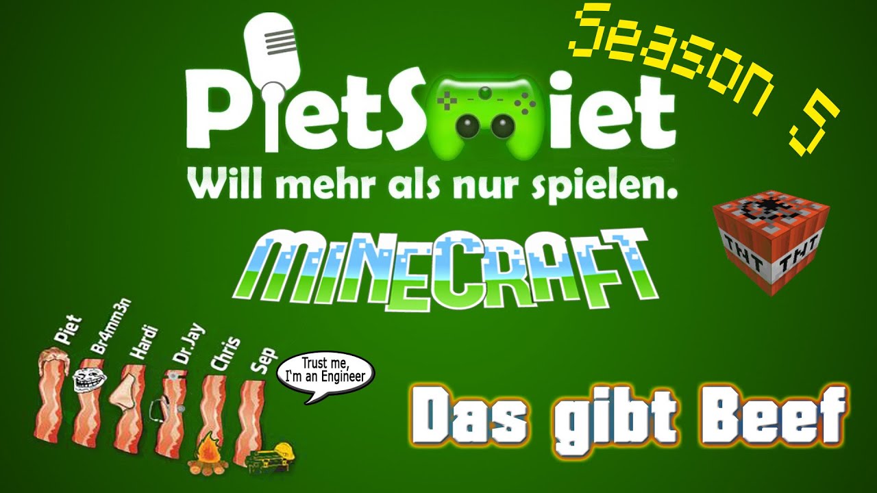 Best Of PietSmiet «» Minecraft Season 5 «» #Das gibt Beef «» [HD]
