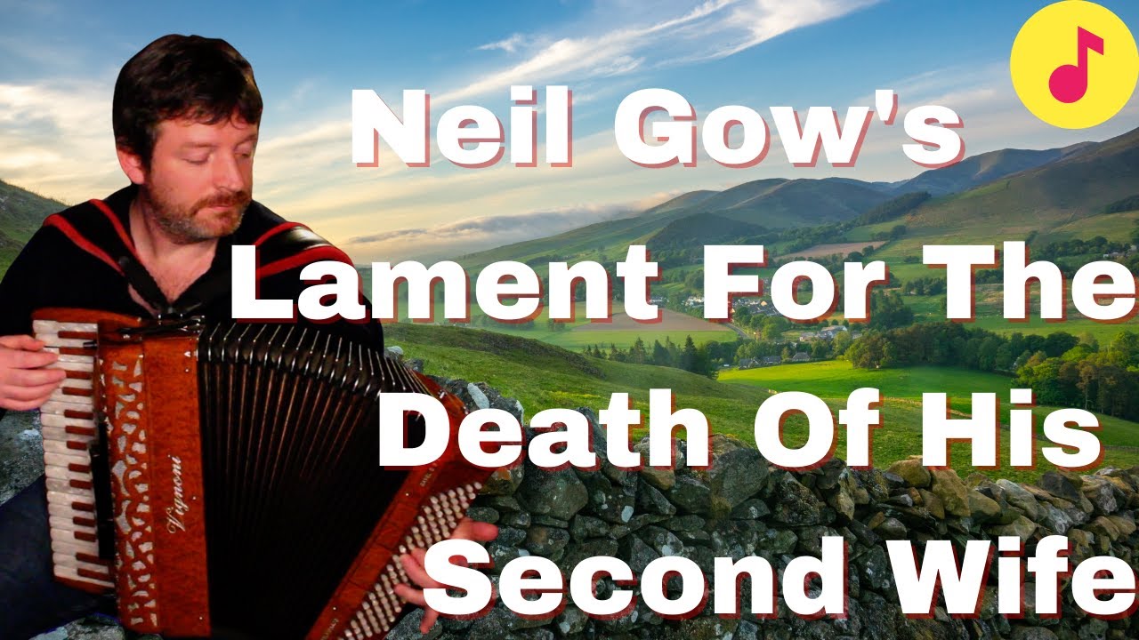 Scottish Slow Air - Lament For the Death Of His Second Wife Ниль Гоу, мелодия скрипки на аккордеоне