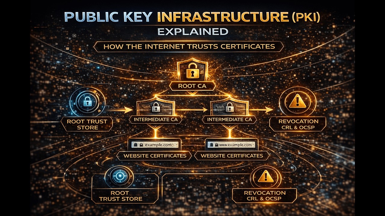 Public Key Infrastructure (PKI) Explained – How the Internet Trusts Certificates