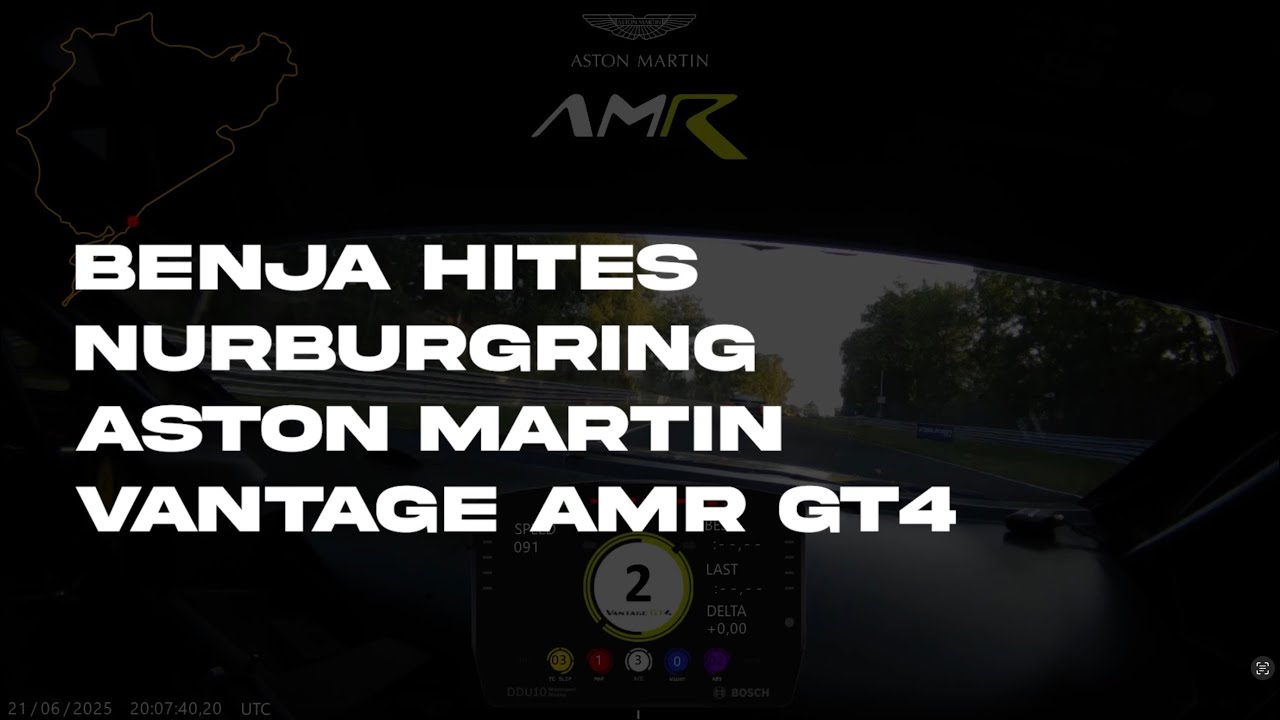 24h Nurburgring 2025 | Benja Hites Restart P7 to P3 | ProSport Aston Martin Vantage AMR GT4