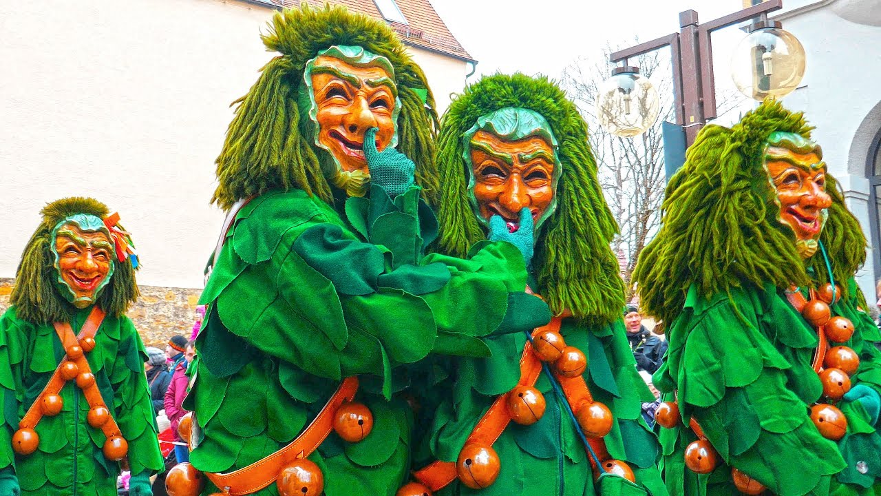 Germany Karneval Fasnet Pfullingen. Gruppen aus Reutlingen, Lichtenstein, Göttelfingen +LISTE