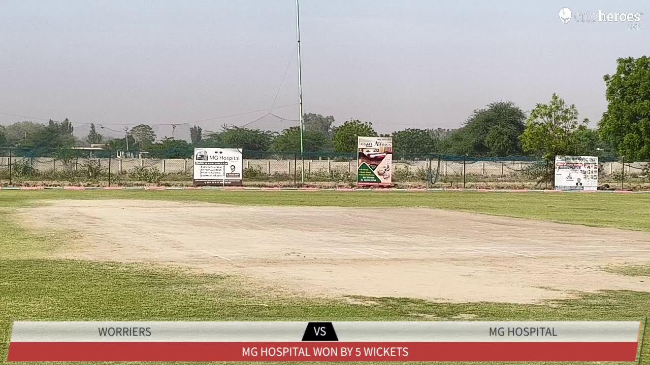 Worriers vs MG Hospital live cricket match | The Unity Cricket Carnival live - Dream Riders Sports