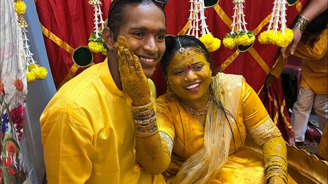 Finally Soni ki haldi wala vlog 🖤💐🕺💃bhohat maze Kiye 😂🍾#kanakapoojarisk07 #funny #shadiwalaghar 
