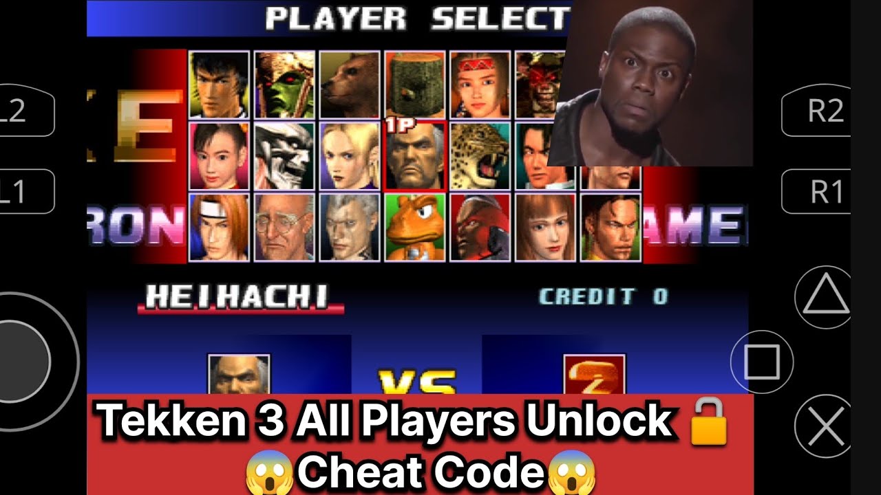 Tekken 3 All Players Unlock 🔓 Cheat Code 😱| #tekken3 #tekken8 #tekken6 #tekkengameplay #gameplay