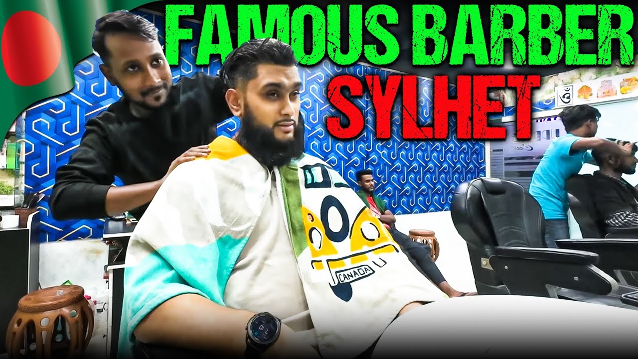 $2 Haircut In Sylhet, Bangladesh (BEST BARBER) 🇧🇩