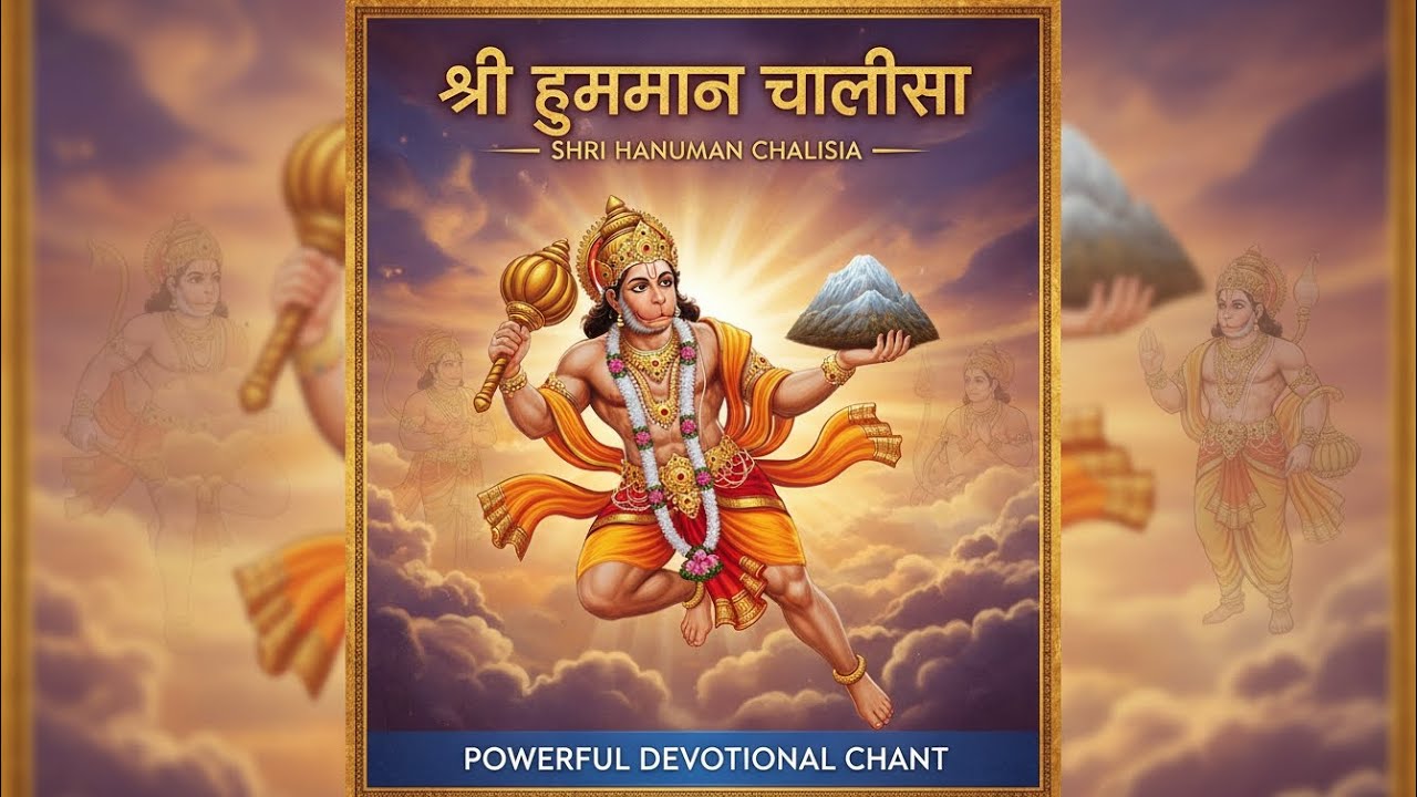Unique 🚩“Hanuman Chalisa 🙏 संकट हरने वाली शक्ति | सुनते ही मन को शांति”|Jai shree Ram 🚩🚩