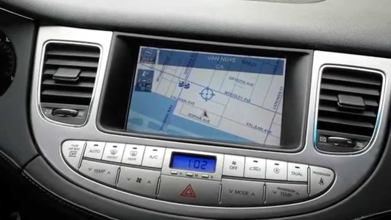 How to Remove  Navigation Screen & Cluster of Hyundai Genesis 2011 for Repair.