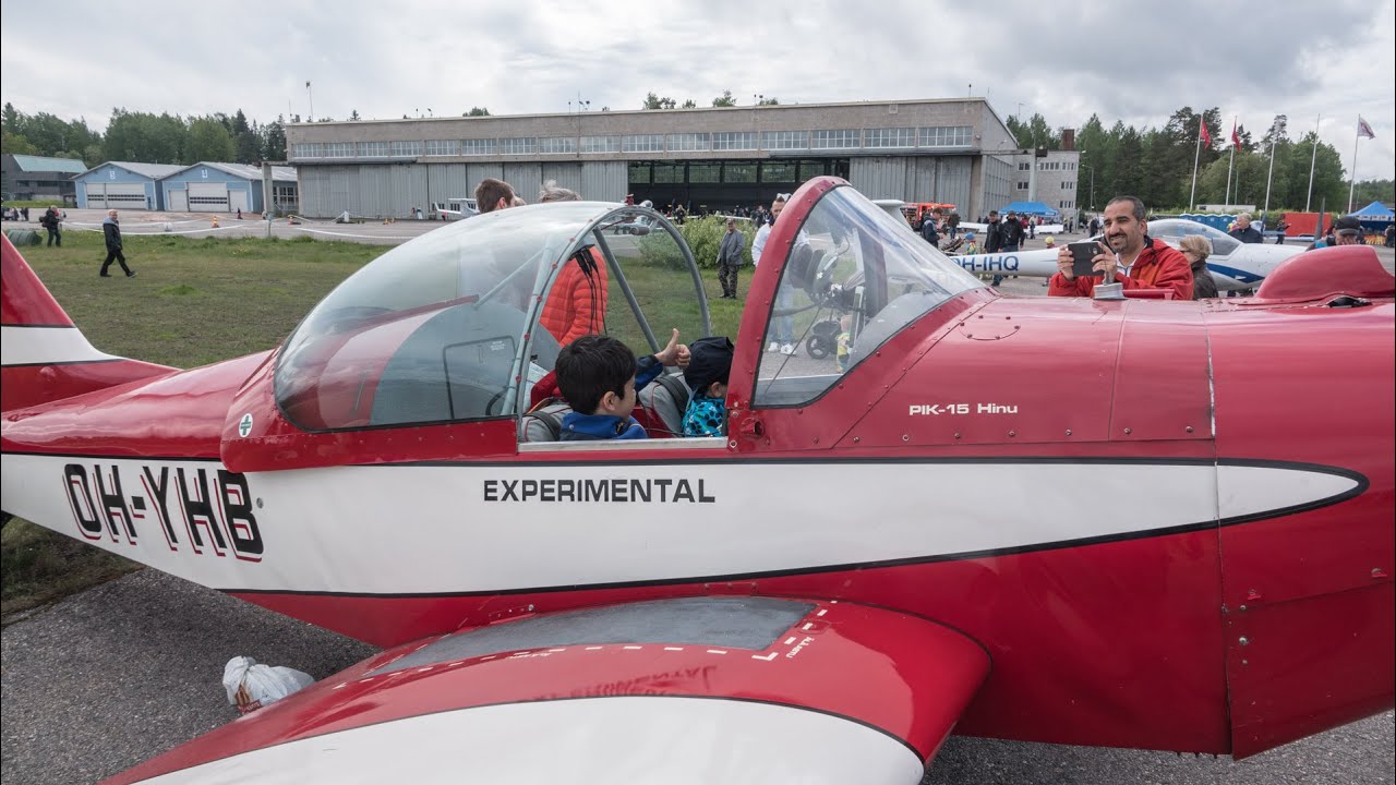 Glider tow to Malmi (EFHF) Fly-in, 2019 (360-degree video)