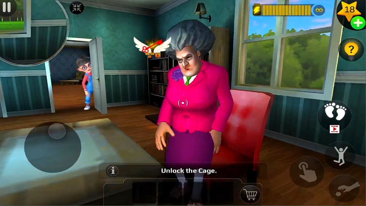 Scary Teacher 3D: Silent Cat Rescue Challenge! Free the Feline NOW!