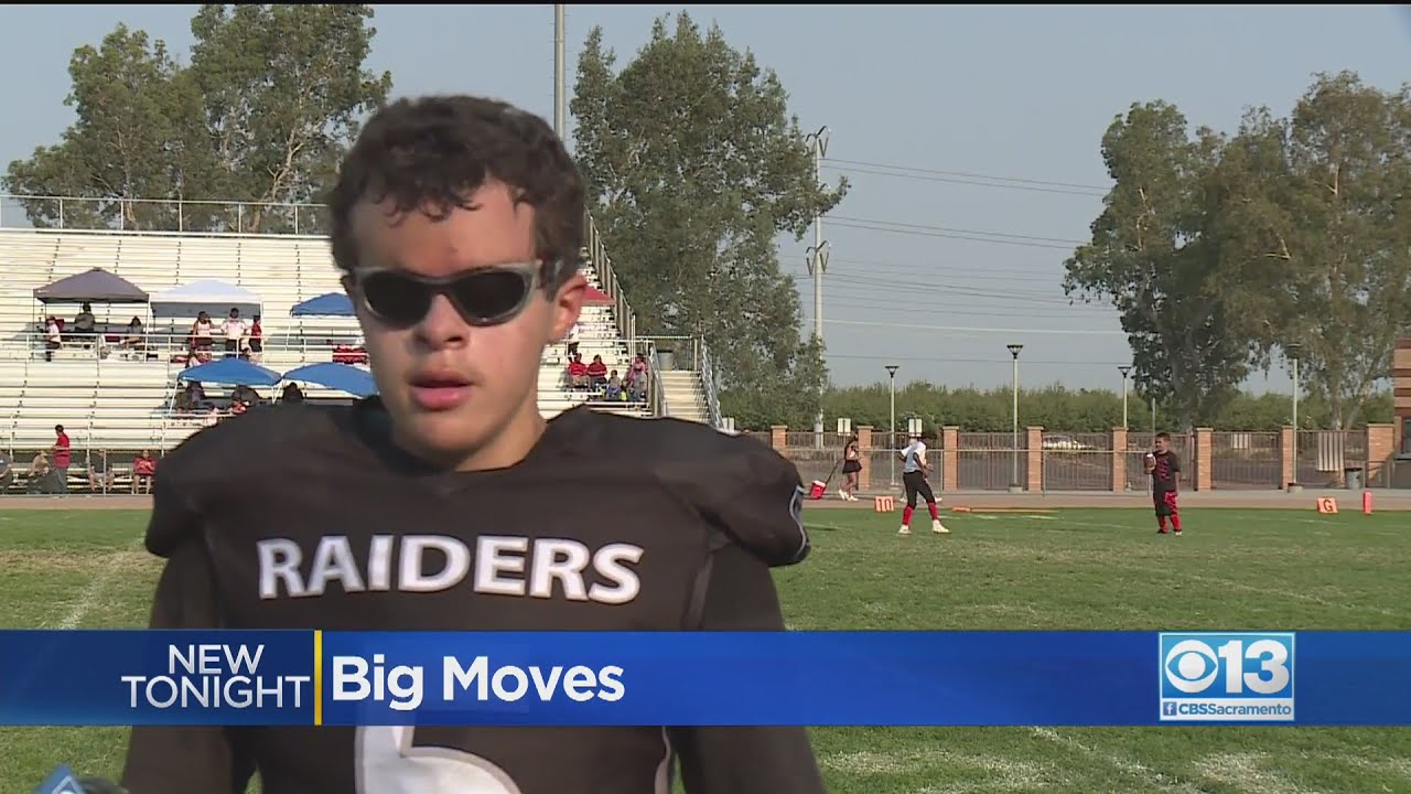 Blind Youth Football Player Makes Big Moves