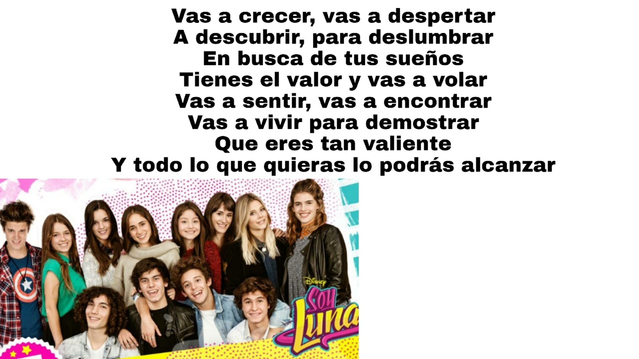 Soy Luna - Valiente (versión Open Music episodio 26) (letra)