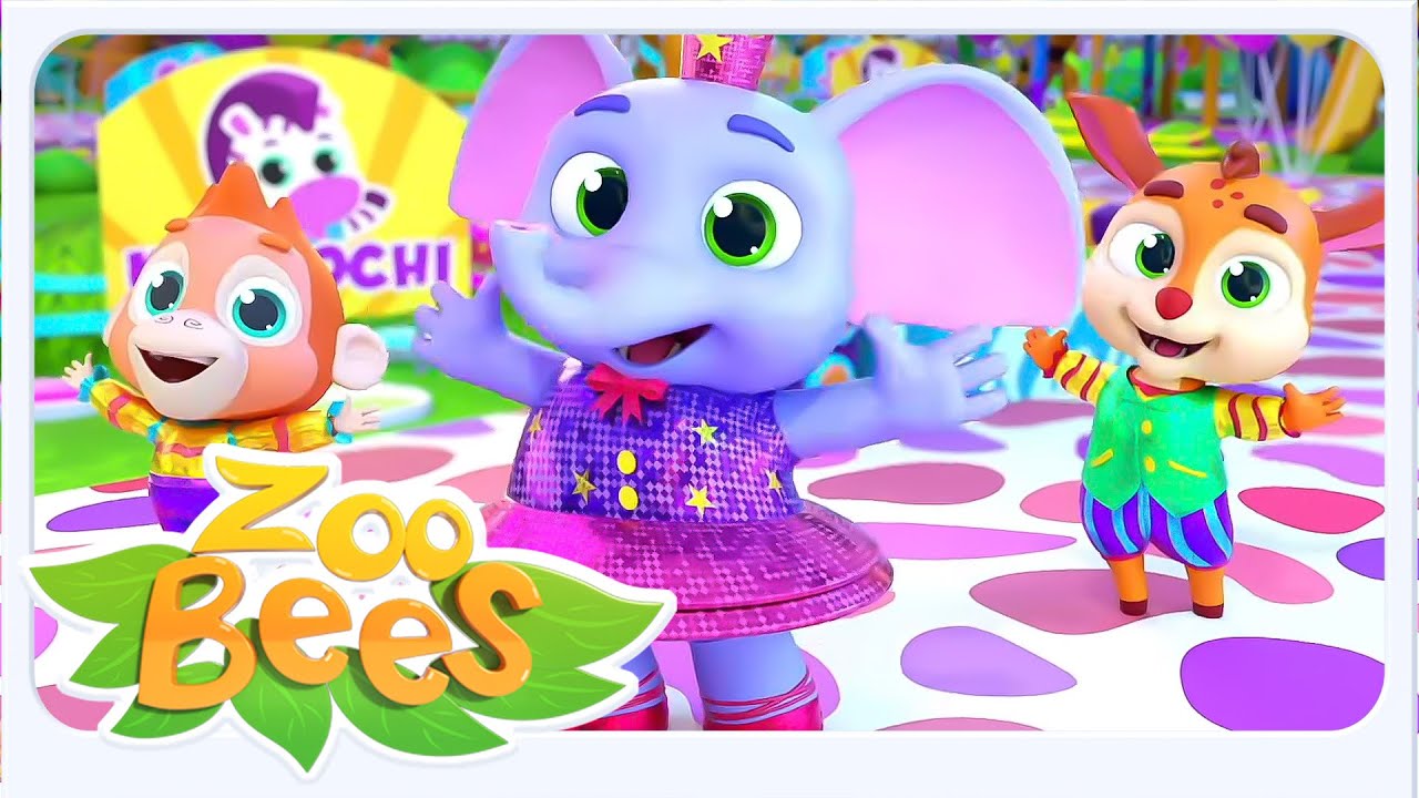Kaboochi שיר ריקוד + סרטונים ושירים Zoobees מצוירים נוספים לתינוקות