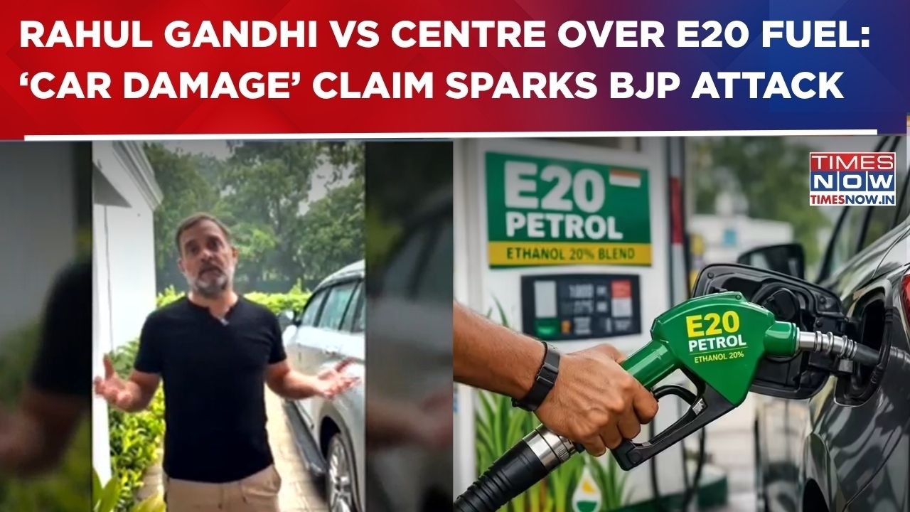 E20 Fuel Row Escalates: Rahul Gandhi Targets Ethanol Policy, BJP Hits Back Over &lsquo;Misinformation&rsquo;