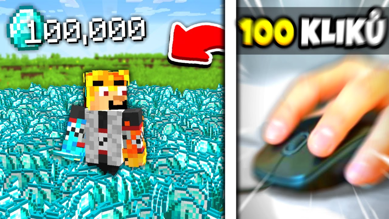 Minecraft, ale KLIKÁNÍ mi dává NÁHODNÉ věci...