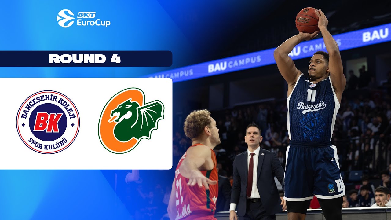 Bahcesehir College Istanbul - Cedevita Olimpija Ljubljana | Round 4 | EuroCup Basketball 2025/26