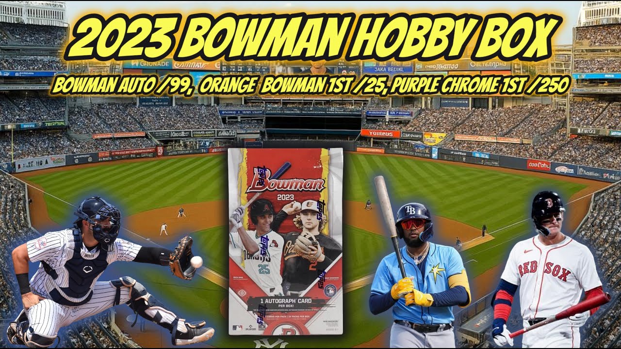 2023 Bowman Hobby & Blaster: Auto /99, Orange /25, Purple /250 & Finally a Roman Anthony!