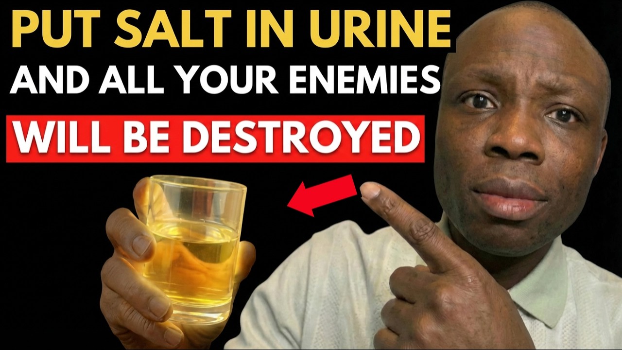 Put salt in your urine to destroy all your enemies without fighting them