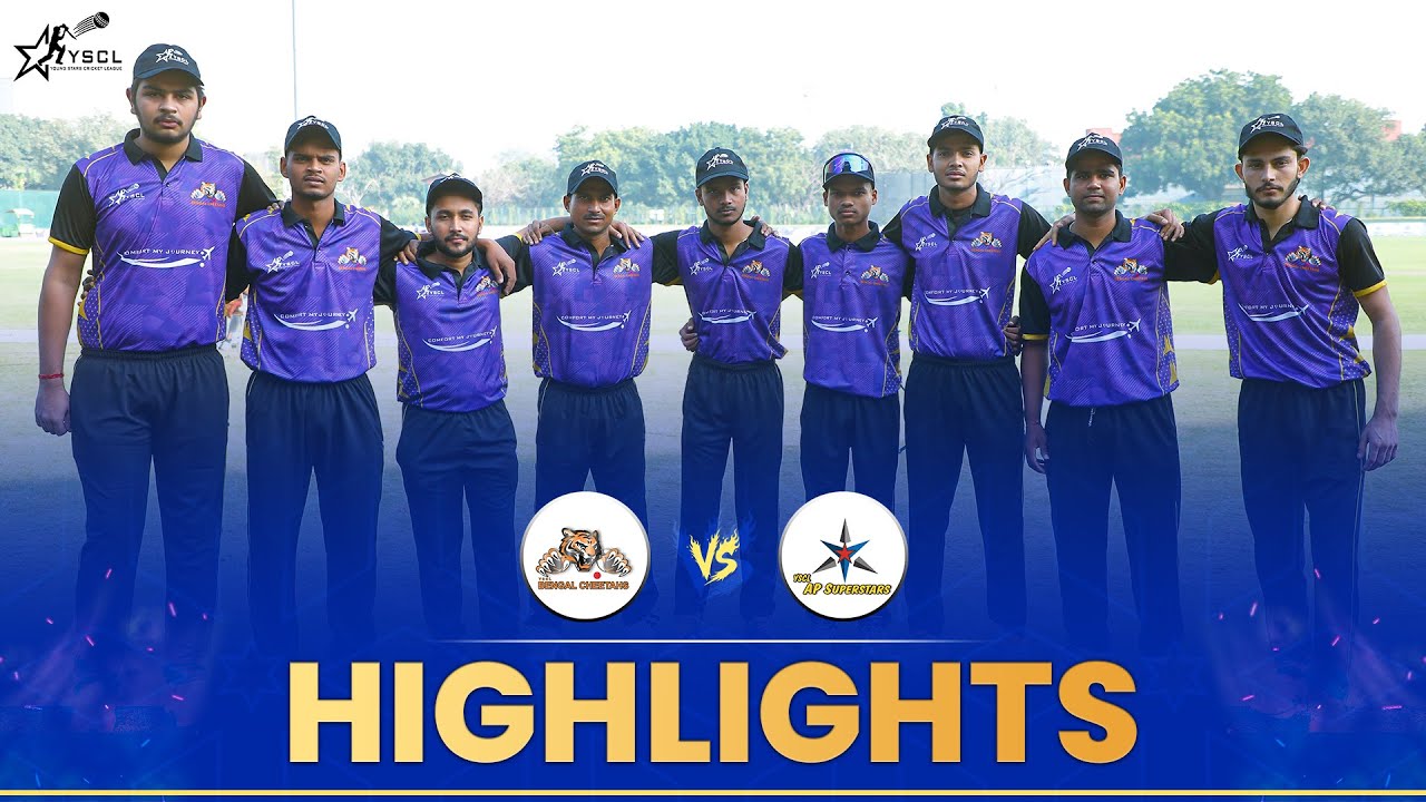 AP Superstars vs Bengal Cheetahs &ndash; Full Match Highlights | YSCL Nationals 2025