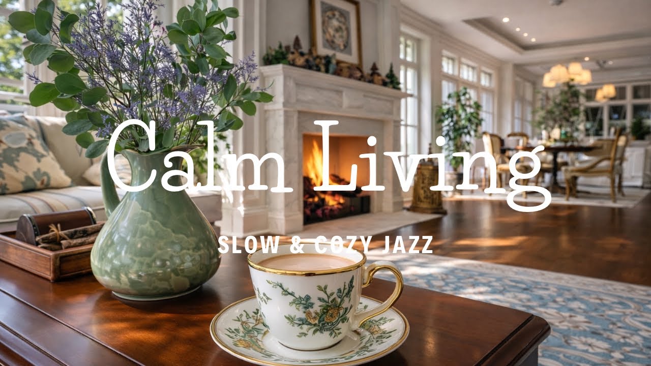 コーヒーを飲みながら聴きたい、くつろぎのリビングジャズ - Coffee Time Jazz | Calm Living Room Atmosphere