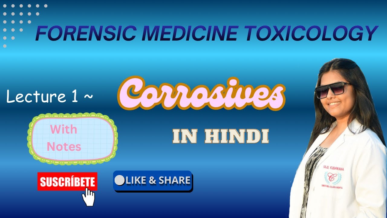 Lecture ~ 1 || Corrosives poisons || Toxicology || Rajul FMT || MBBS 3rd year ||