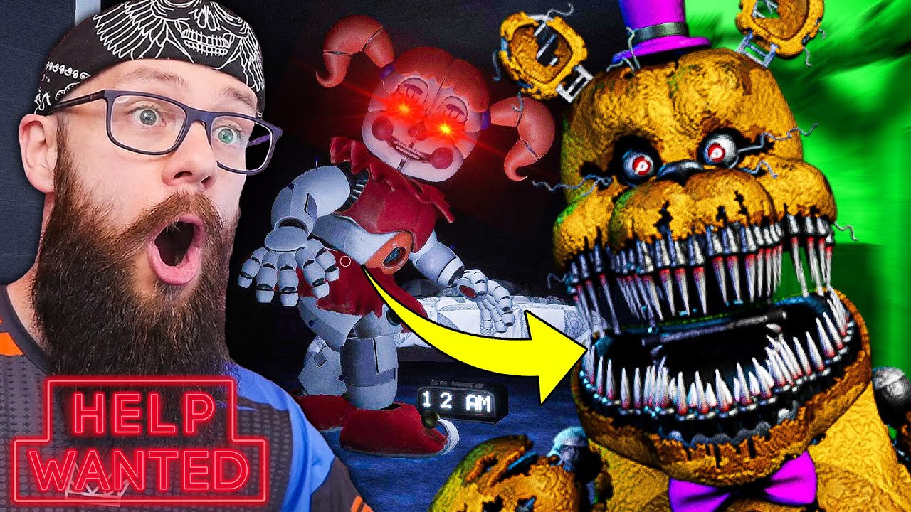 🔥To Koniec! Ukończyłem *CAŁE NOCNE STRACHY* w FNAF: HELP WANTED