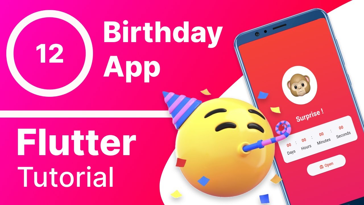 12 Using Google Fonts in Flutter | Birthday APP | Delite Coder