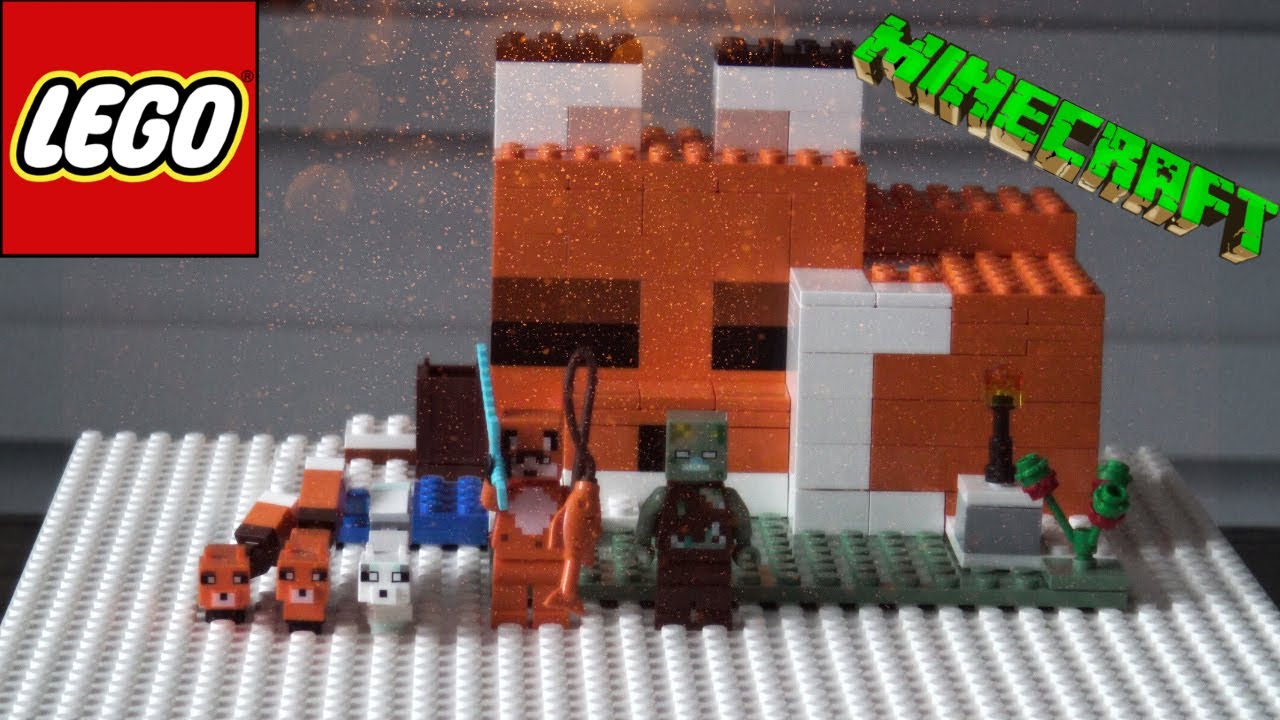 Lego Minecraft 21178 Siedlisko Lisów The Fox Lodge