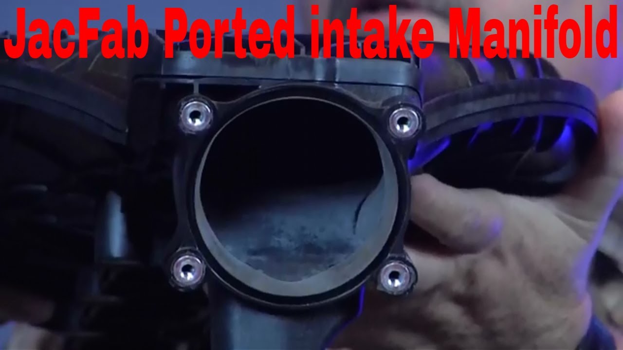 Jacfab Ported intake manifold install, 80mm TB, Nitrous plate install.