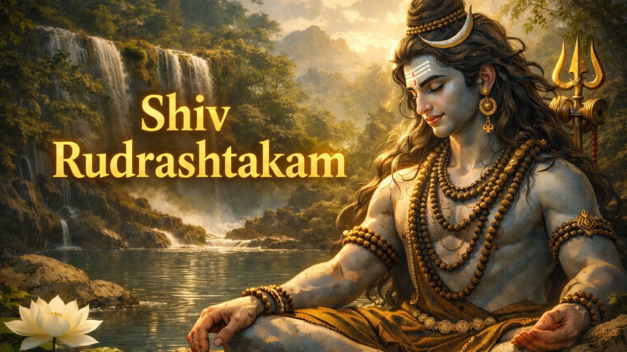 Shiv Rudrashtakam Lyrical | Namami Shamishan Nirvana Roopam | Shiv Stotram