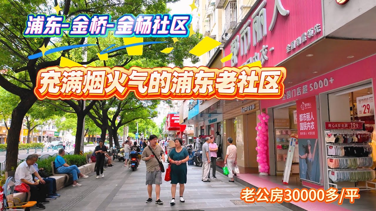 4K-浦东-金桥-金杨社区 | 充满烟火气的浦东老社区 | 老公房30000多/平 | 上海居住 | 上海现状 | 经济人文