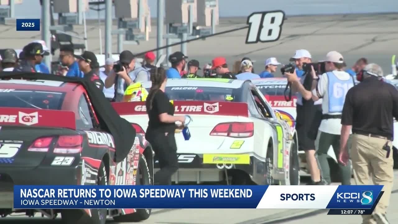 NASCAR returns for 3 days of racing at Iowa Speedway