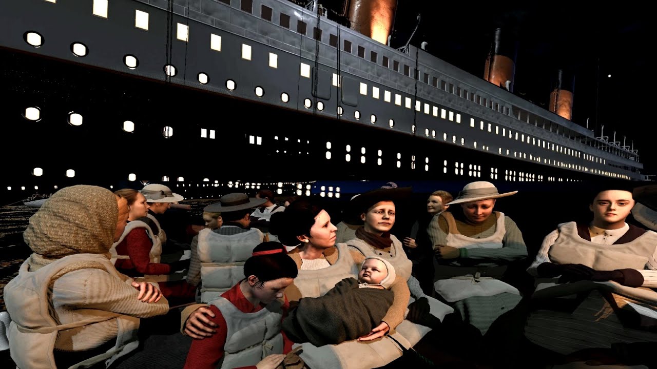 Titanic Simulator 7 - TITANIC Shipwreck Exploration | The MOST Realistic Sinking & Lifeboats (4K)