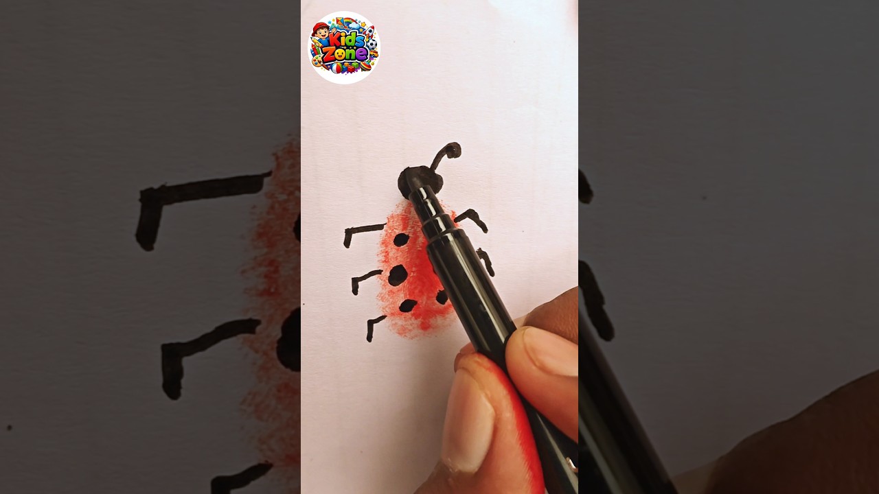 Thumb Art Ladybug 🐞