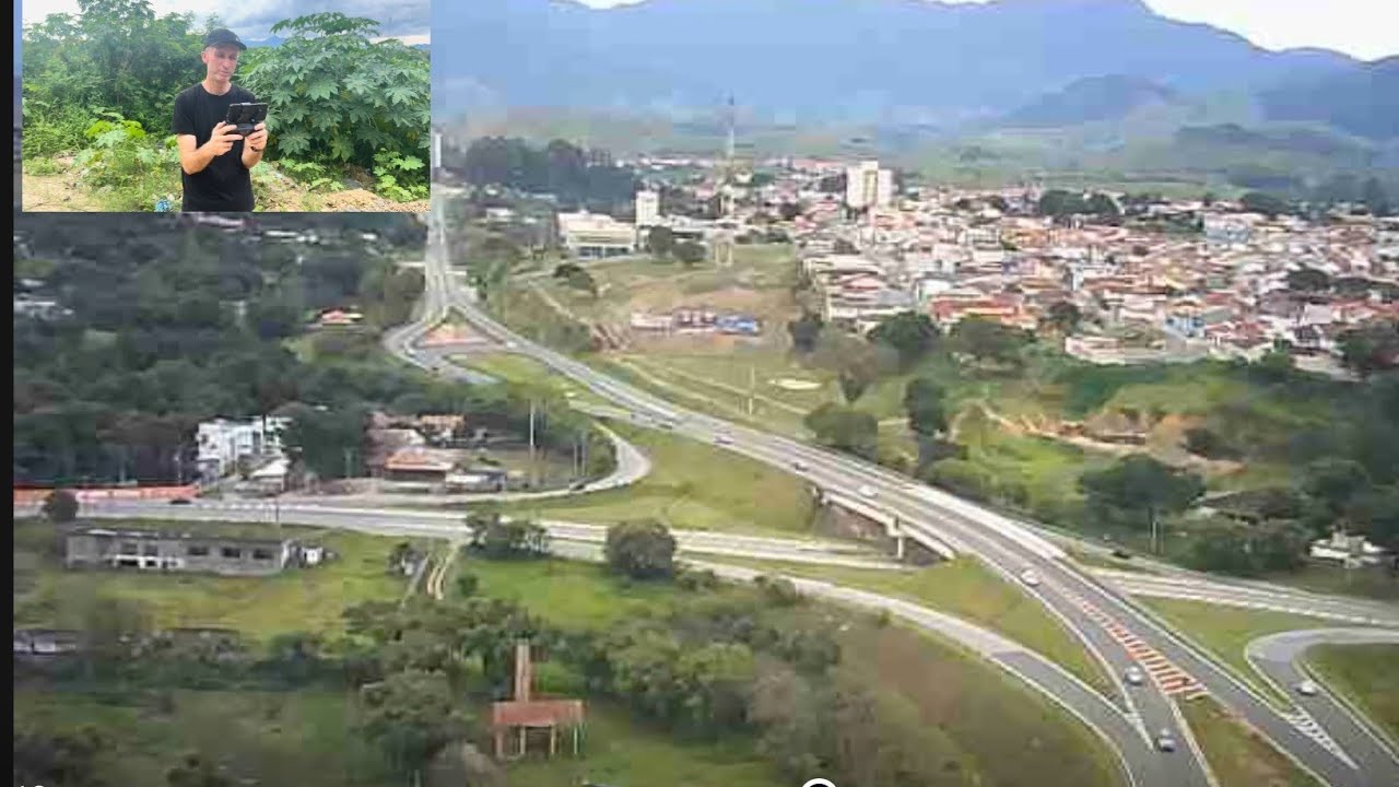 Pilotando o Drone L900 Pro: sobrevoando uma rodovia depois de um incidente com o Drone
