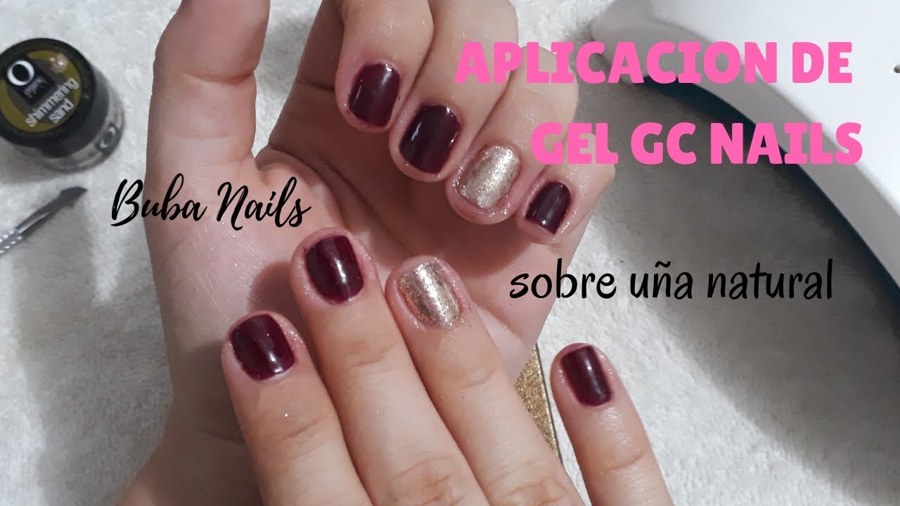 GC Nails | Gel de un paso | aplicacion en u&ntilde;a natural
