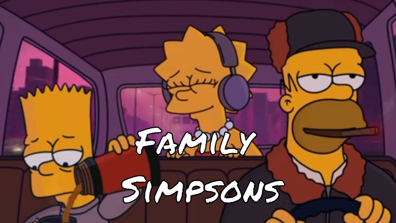 Late-Night Drive The Simpsons 🚗🎧 Lofi Mix 🌙🌃✨