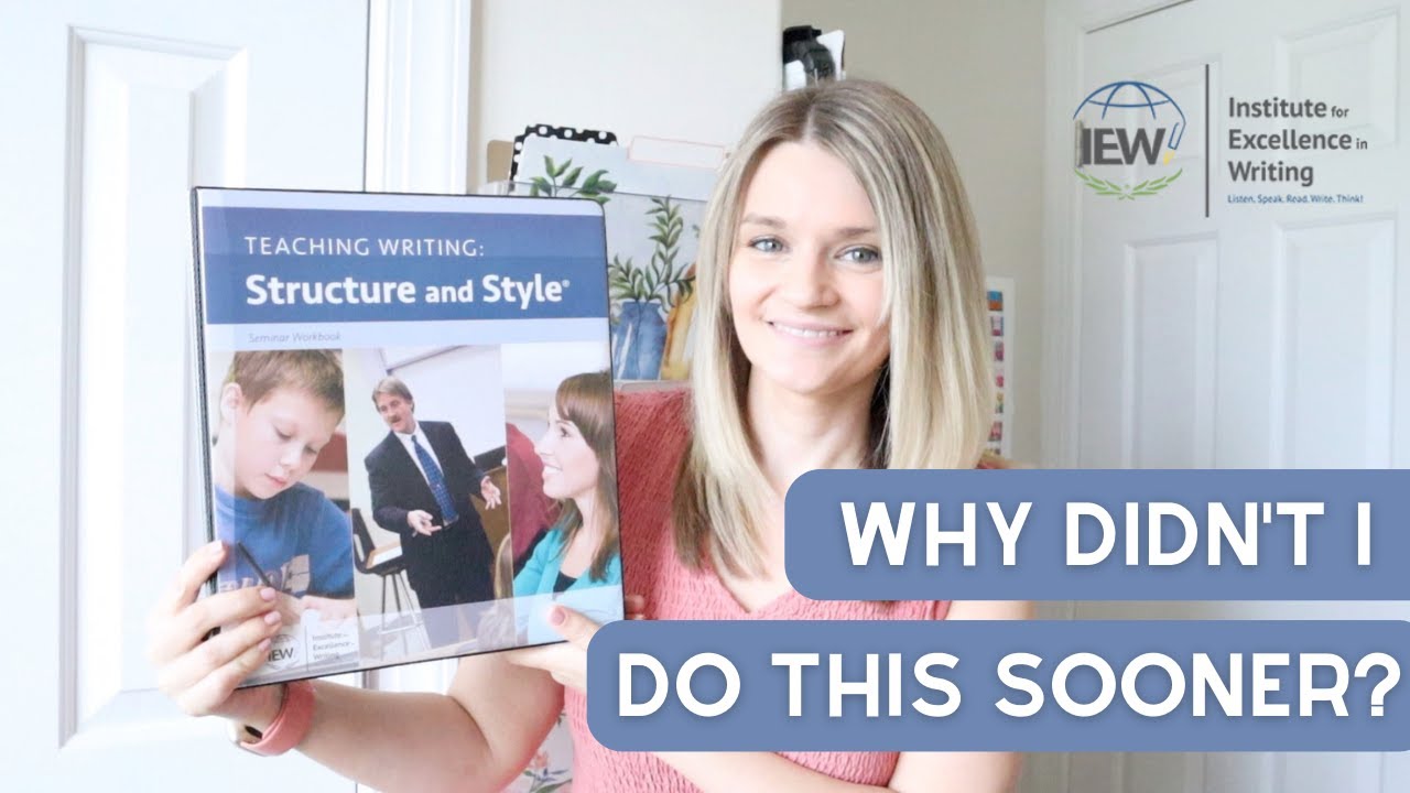 I finally did the IEW Teacher Training! Do you need it? 🍎 IEW Structure and Style Review