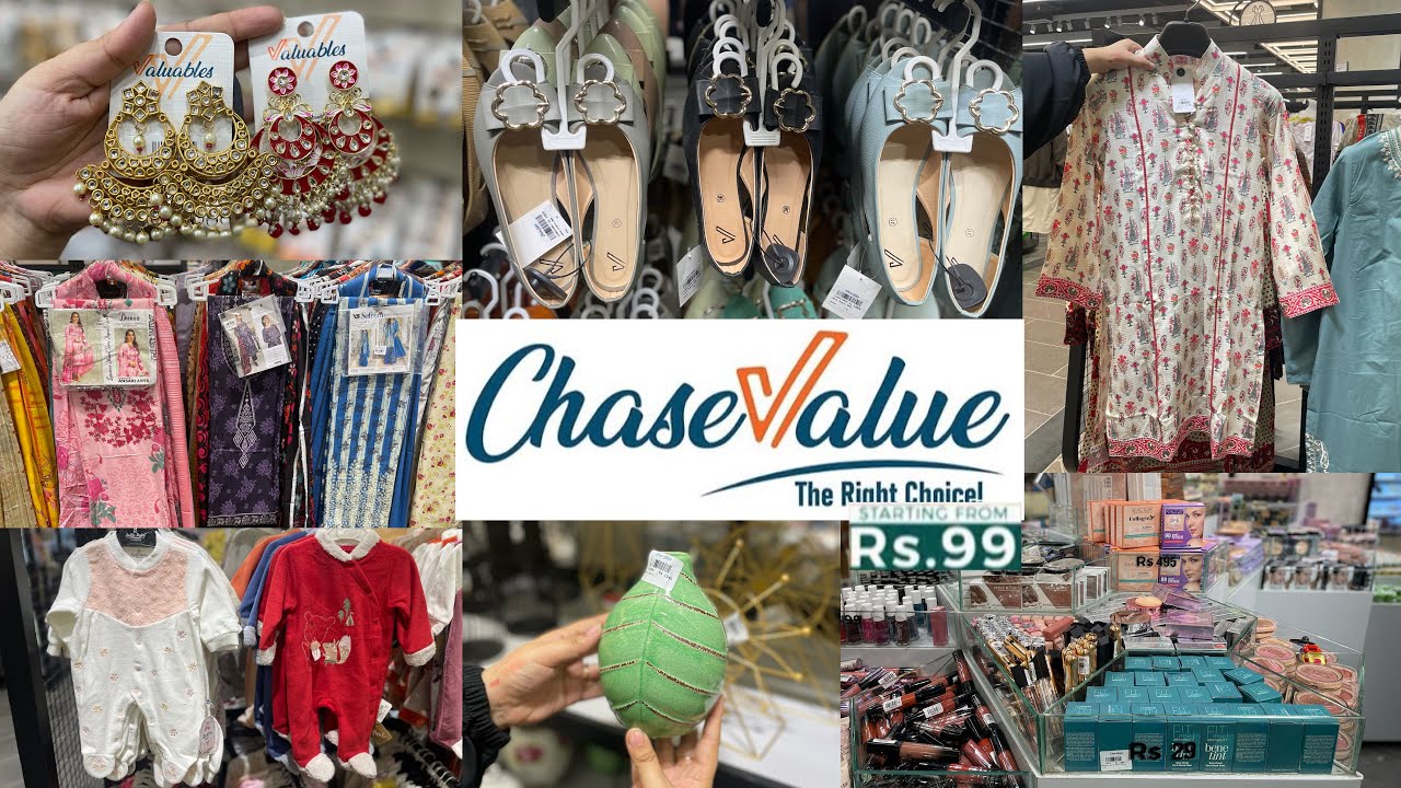 Chase Value Karachi-Footwear,Bags,dress,makeup,jewelry,crockery & Kids Shopping-Local Bazar Pakistan