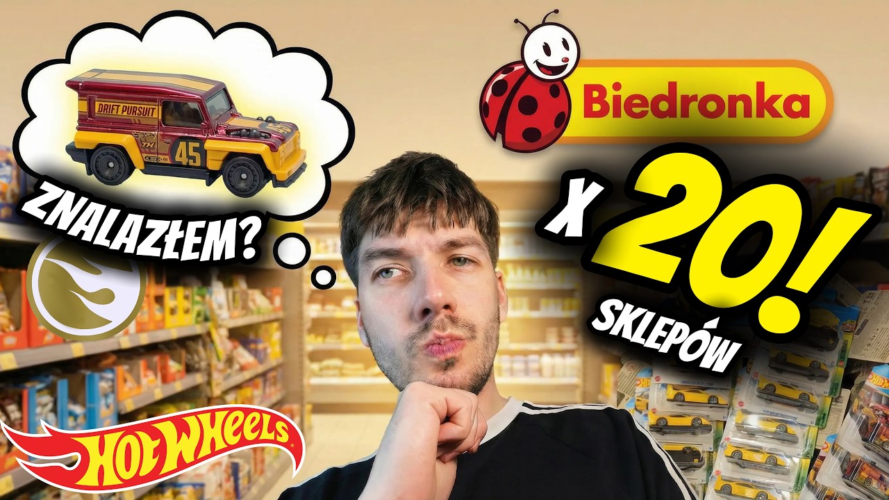 Odwiedziłem wszystkie Biedronki żeby to znaleźć *polowanie Hot Wheels*