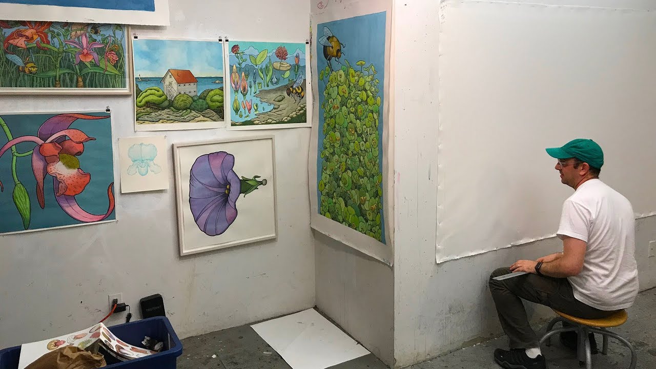 How to Stretch a GIANT Piece of Watercolor Paper