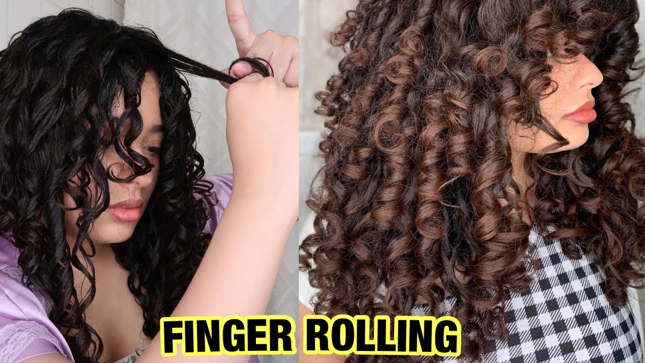 FINGER ROLLING CURLY HAIR FOR EXTREME DEFINITION FOR DAYS! (2C,3A,3B CURLS)