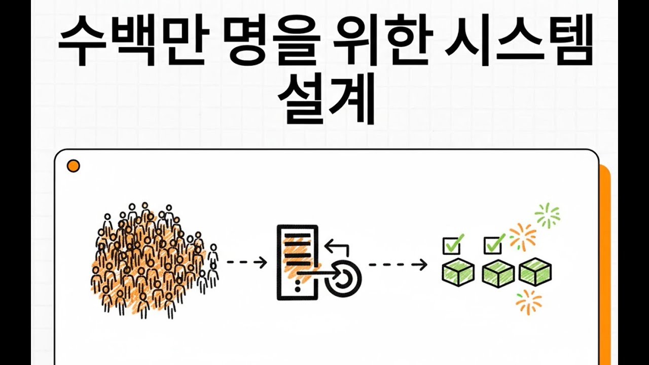 수백만 동시접속 예매 시스템 요약