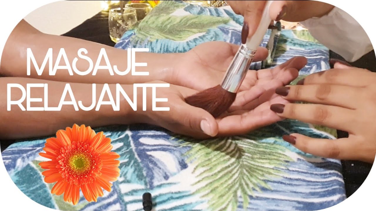 [ASMR] 🌸 MASAJE SUPER RELAJANTE DE BRAZOS Y MANOS | WHISPERING | EN ESPAÑOL