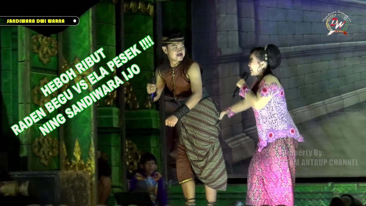HUMOR RADEN BAMBANG SATRIA & ELA PESEK - SANDIWARA DWI WARNA