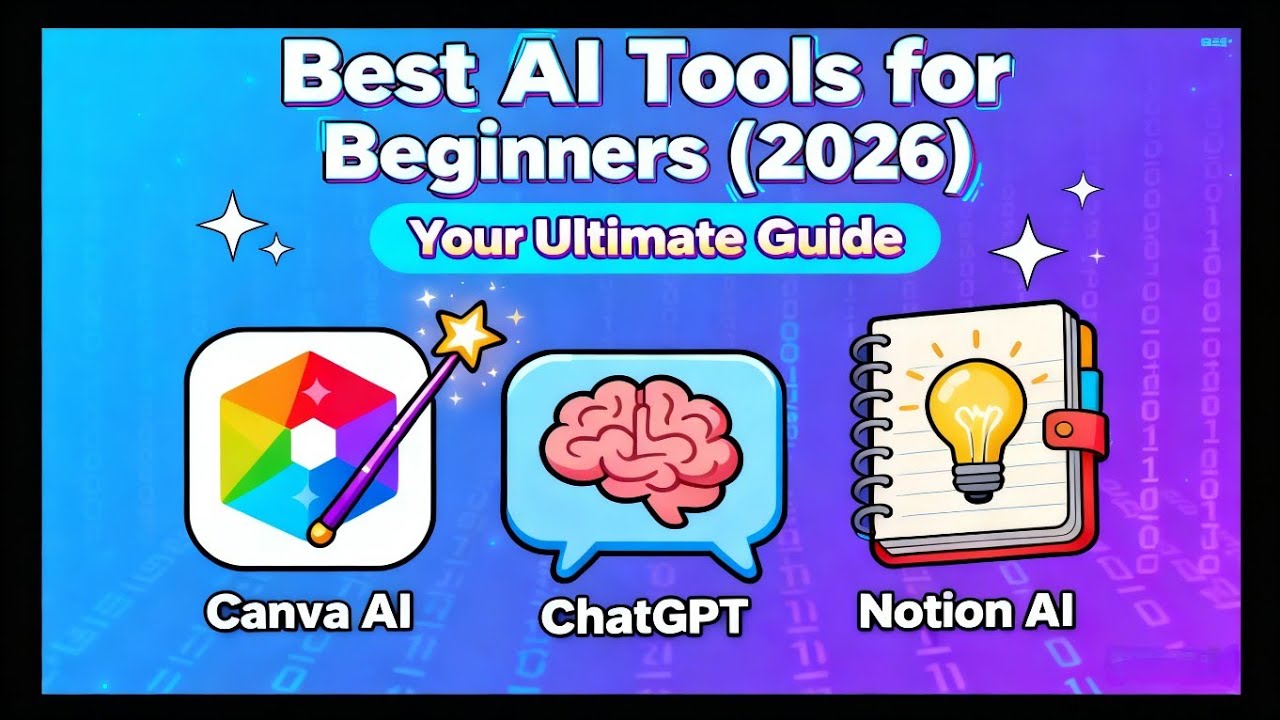 Best AI Tools for Beginners in 2026 (Make Money, Save Time, Work Smarter)