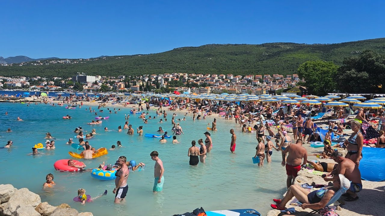 Selce Croatia Walking tour 4k 🇭🇷 Selce Spaziergang bis Crikvenica